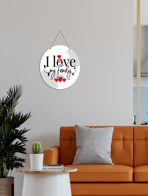 i love my family round wall hanging decor item for home (wh_4016n) - 19121323 - Very Small Image - 1