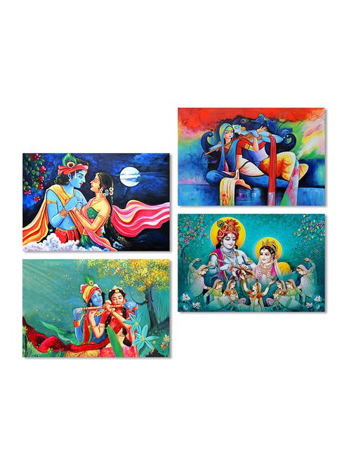 decorative wall posters for home decor | office decoration (pf_7007n), set of 4 - 19121499 - Very Small Image - 1