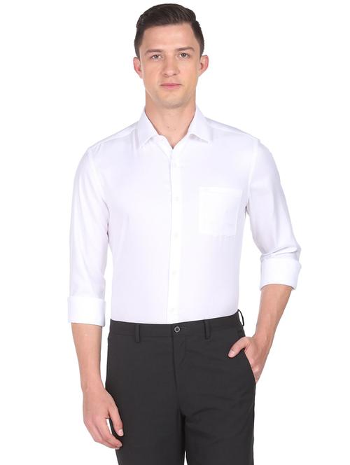 white cotton casual shirt - 19123267 - Very Small Image - 1