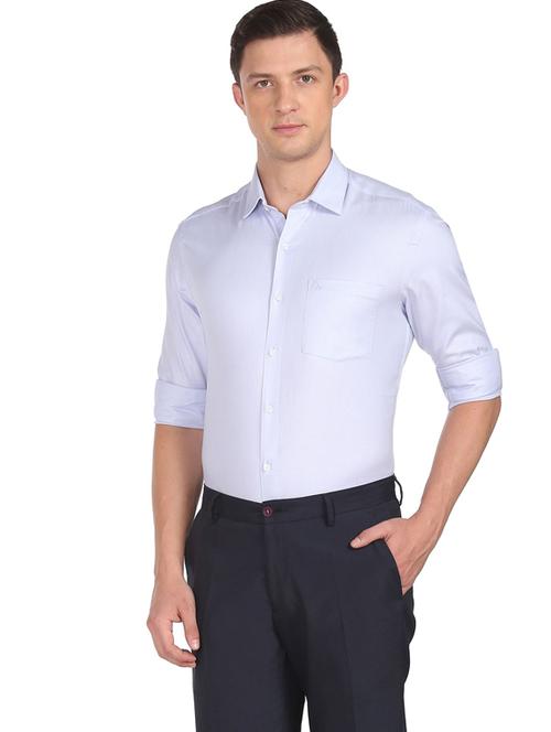 mens solid casual shirt - 19123387 - Very Small Image - 1