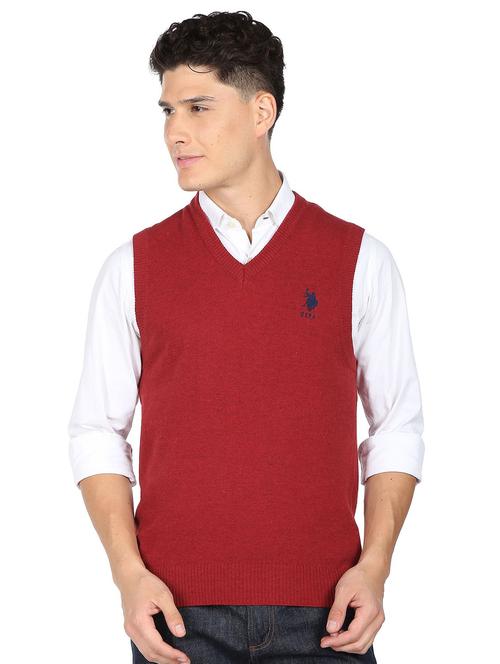 v-neck solid pullover - 19123594 - Very Small Image - 1