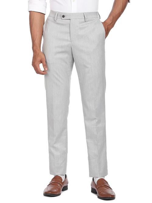 mid rise flat front casual trouser - 19123771 - Very Small Image - 1