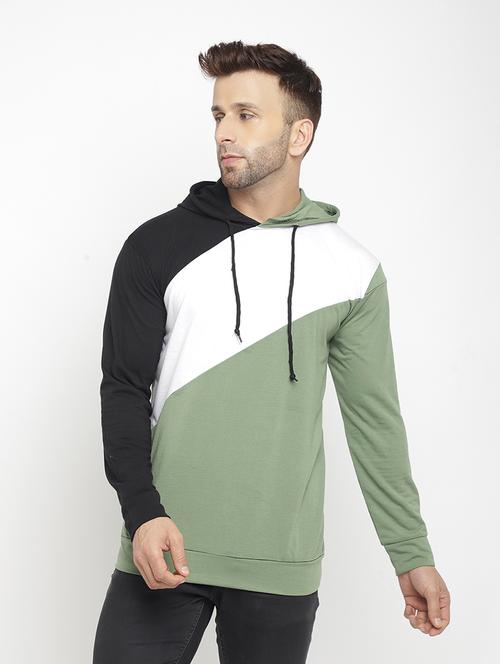 green color block t-shirt - 19126883 - Very Small Image - 1