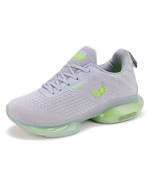 grey lace up sport shoes - 19127120 - Very Small Image - 1
