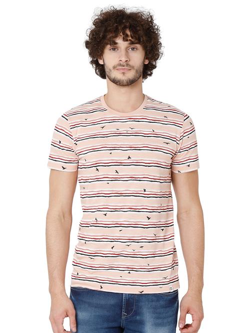 round neck striped t-shirt - 19127592 - Very Small Image - 1