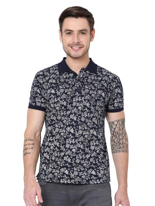 polo neck printed t-shirt - 19127599 - Very Small Image - 1