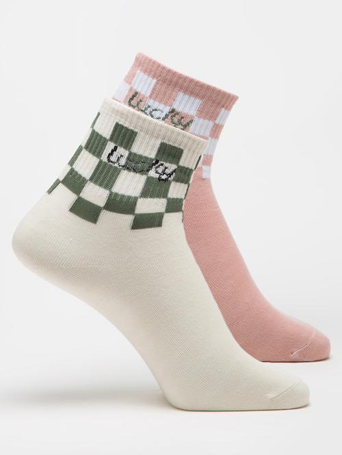 multi colored cotton socks - 19127790 - Very Small Image - 1