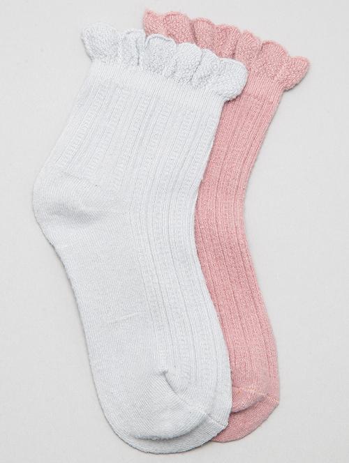kids pack of 2 above ankle length sock - 19127968 - Very Small Image - 1