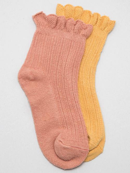 kids pack of 2 above ankle length sock - 19127969 - Very Small Image - 1