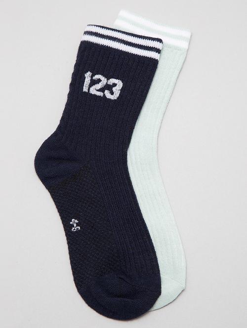 kids pack of 2 above ankle length sock - 19127973 - Very Small Image - 1