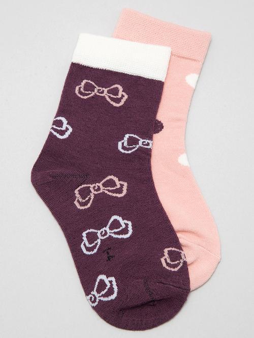 kids pack of 2 above ankle length sock - 19127989 - Very Small Image - 1