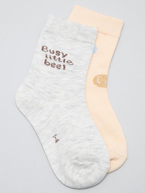 kids pack of 2 above ankle length sock - 19127991 - Very Small Image - 1