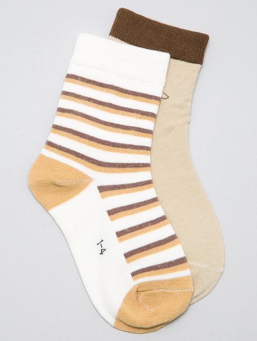 kids pack of 2 above ankle length sock - 19127993 - Very Small Image - 1