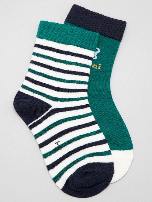 kids pack of 2 above ankle length sock - 19127997 - Very Small Image - 1