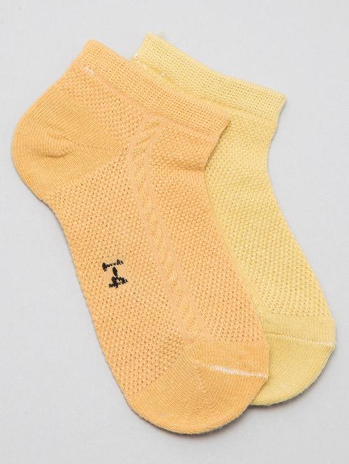 kids pack of 2 above ankle length sock - 19128010 - Very Small Image - 1
