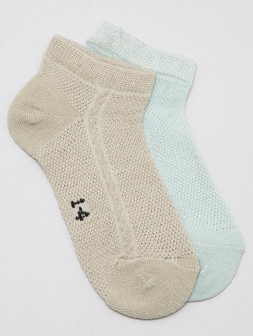 kids pack of 2 above ankle length sock - 19128012 - Very Small Image - 1