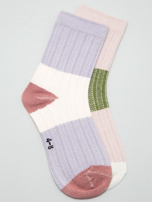 kids pack of 2 above ankle length sock - 19128018 - Very Small Image - 1
