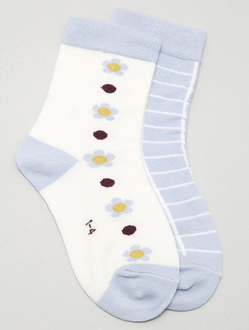 kids pack of 2 above ankle length sock - 19128024 - Very Small Image - 1