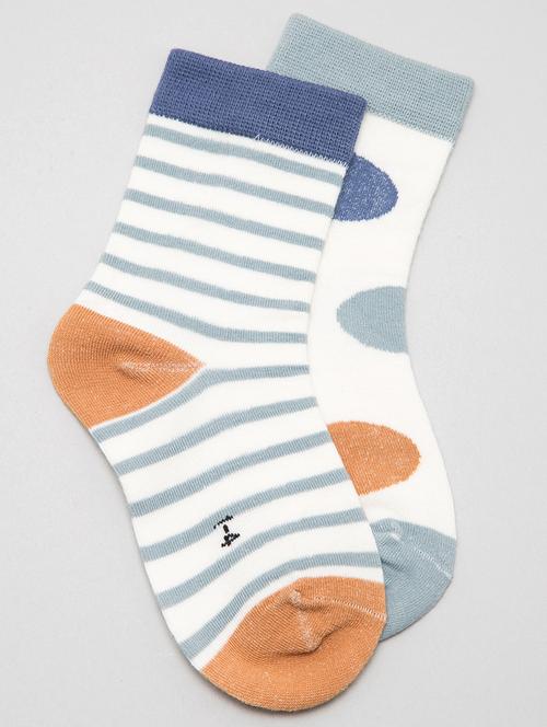 kids pack of 2 above ankle length sock - 19128025 - Very Small Image - 1