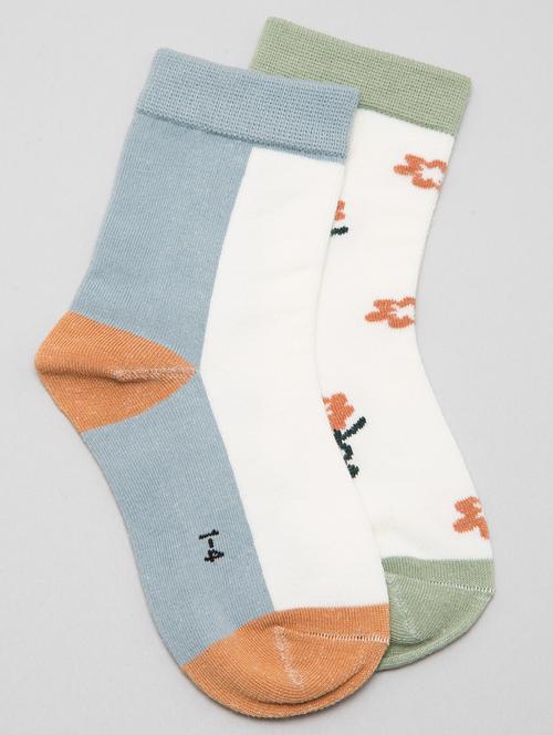 kids pack of 2 above ankle length sock - 19128026 - Very Small Image - 1