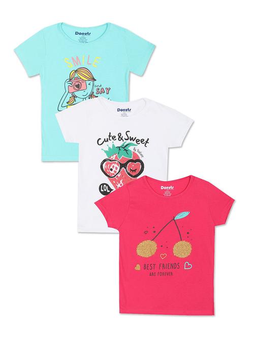 multi colored t-shirt combo - 19128795 - Very Small Image - 1