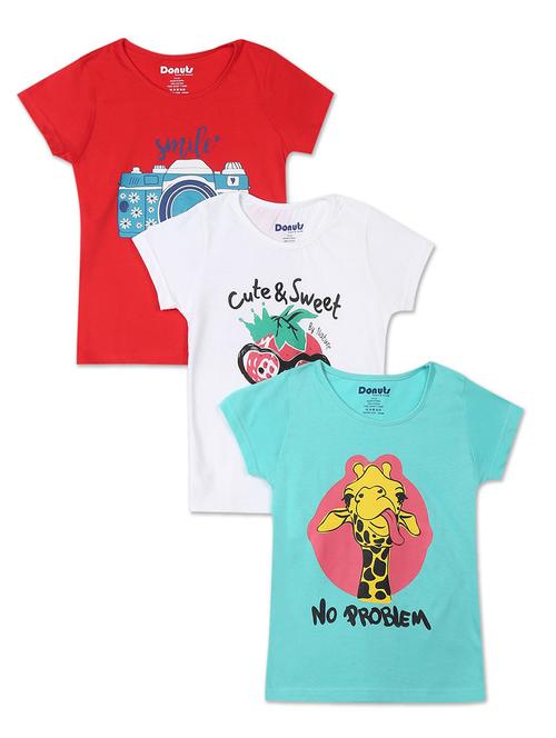 multi colored t-shirt combo - 19128798 - Very Small Image - 1