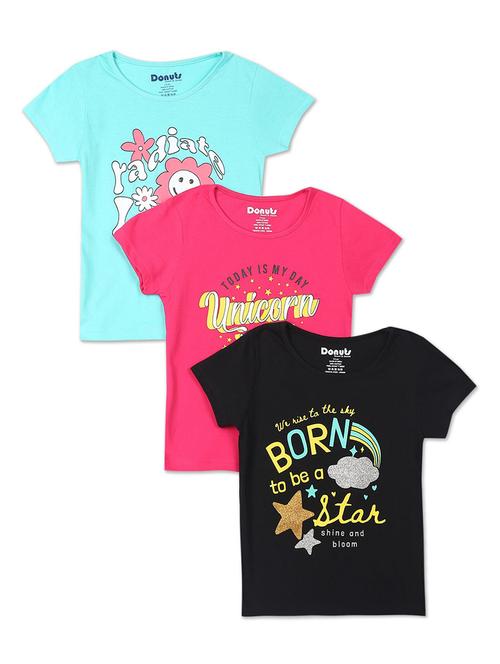 multi colored t-shirt combo - 19128805 - Very Small Image - 1