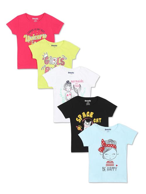 multi colored t-shirt combo - 19128826 - Very Small Image - 1