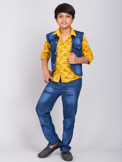 boys denim full length sets - 19128980 - Very Small Image - 1