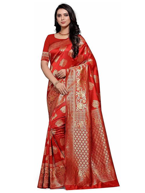 self design zari work woven saree - 19129114 - Very Small Image - 1