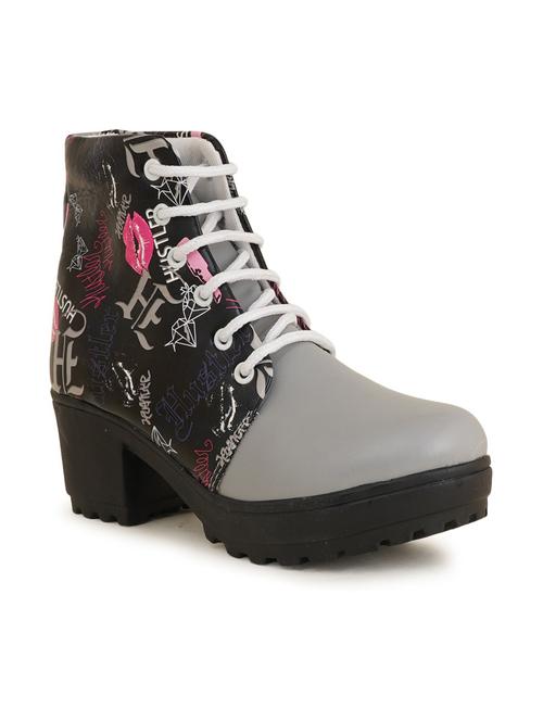 black printed ankle boot - 19129253 - Very Small Image - 1