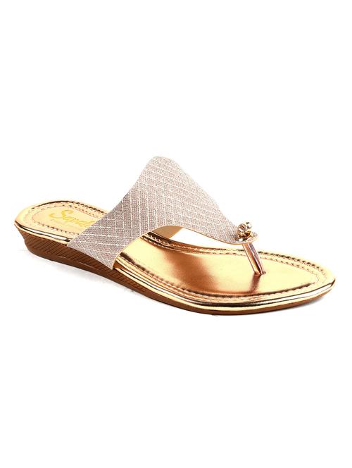 metallic synthetic slip on sandals - 19129322 - Very Small Image - 1