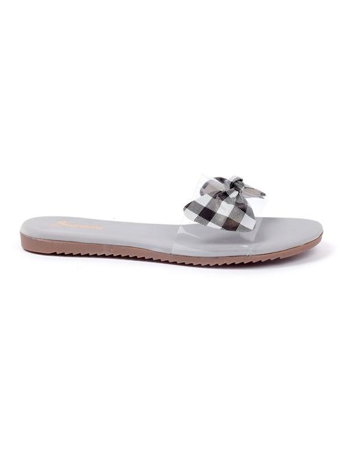 grey synthetic slip on sandals - 19129392 - Very Small Image - 1