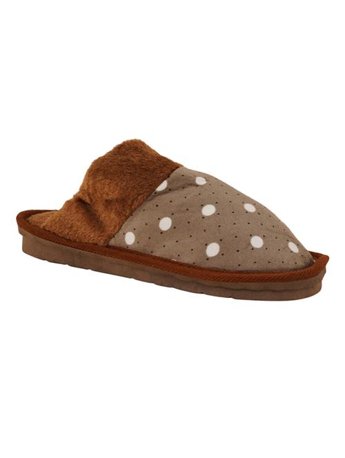 brown slip on slipper - 19129460 - Very Small Image - 1