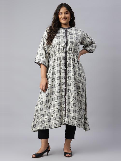 women's a-line kurta - 19130455 - Very Small Image - 1