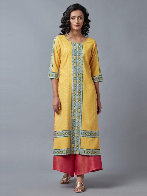 women's straight kurta - 19130641 - Very Small Image - 1