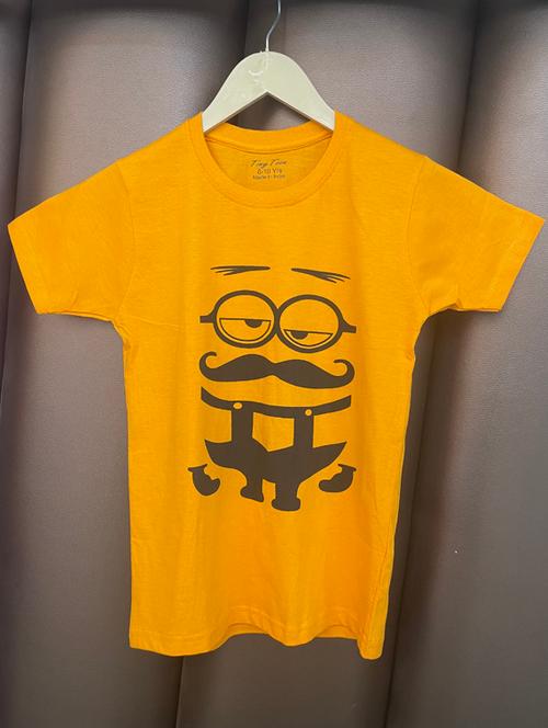 boys round neck printed t-shirt - 19130899 - Very Small Image - 1