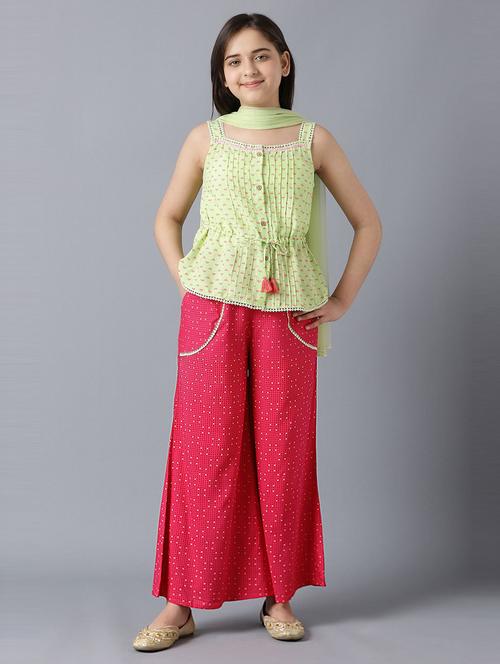 green printed suit set - 19131171 - Very Small Image - 1