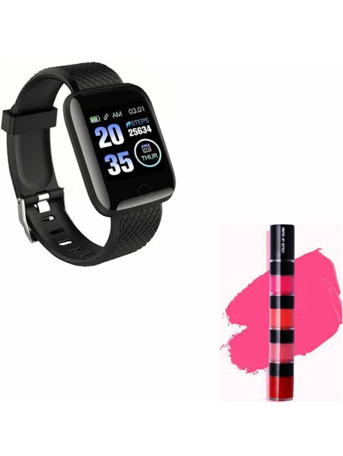 smart watch and matte lipstick gift combo - 19131519 - Very Small Image - 1