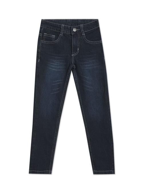 girls washed denim jean - 19131719 - Very Small Image - 1