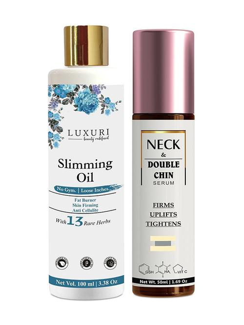 luxuri|| slimming oil & neck double chin serum - 19133855 - Very Small Image - 1