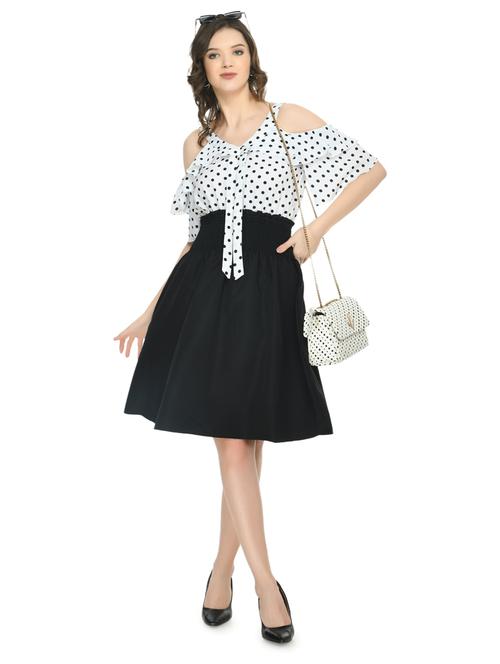 multi colored printed a-line dress set - 19134099 - Very Small Image - 1