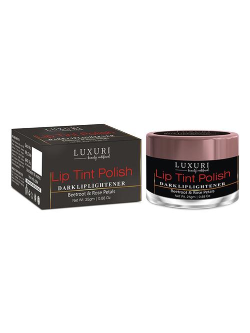 luxuri lip tint polish dark lip lightener|scrub for dark lips with beetroot & rose petals|dry lips|smoker|chapped lips| - 19134296 - Very Small Image - 1