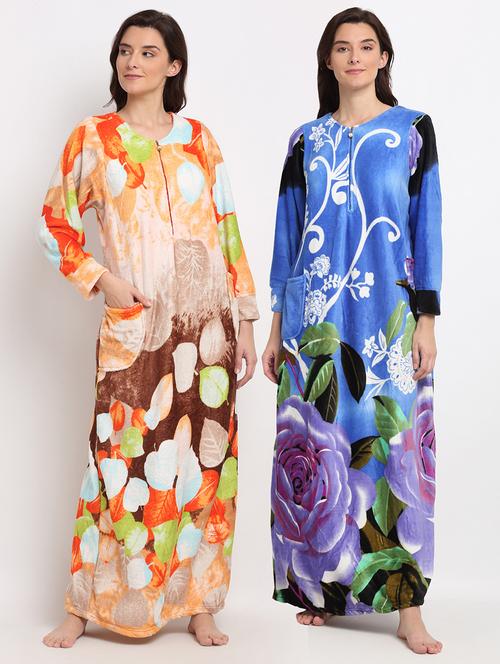 pack of 2 printed nighties - 19136591 - Very Small Image - 1