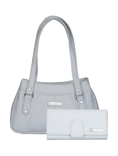white coloured leatherette regular sling bag - 19136736 - Very Small Image - 1