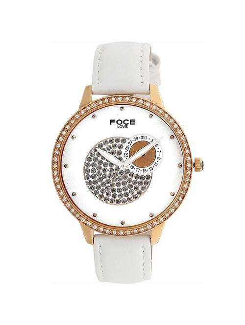 this women's foce watch is made from two-tone steel/gold plate - 19137334 - Very Small Image - 1