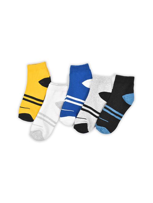 kids pack of 5 ankle length sock - 19137609 - Very Small Image - 1