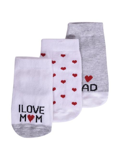 kids pack of 3 ankle length sock - 19137612 - Very Small Image - 1