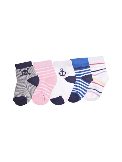 kids pack of 5 ankle length sock - 19137615 - Very Small Image - 1