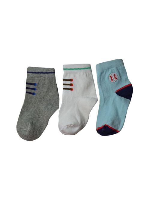 kids pack of 3 ankle length sock - 19137638 - Very Small Image - 1